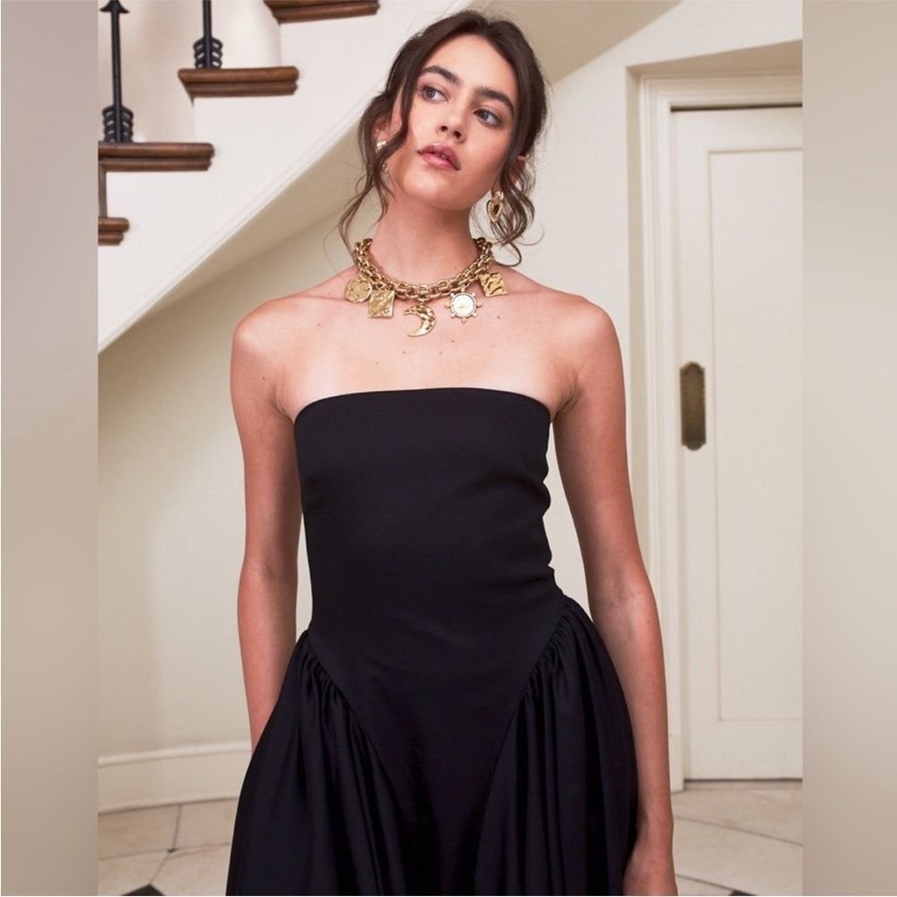 Delfi Collective Imani Dress in Black - Picture 2 of 2